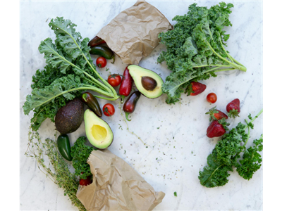 Fresh fruits and vegetables
